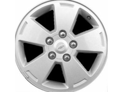 GM 9595802 Wheel Rim, 16X6.5 Aluminum 47Mm Outside 115Mm Bellcrank *Silver