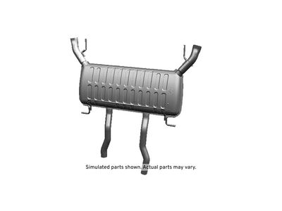 GM 23243509 Exhaust Rear Muffler Assembly With Exhaust Pipe 23243509 GM Exhaust Rear Muffler Assembly With Exhaust Pipe Product Photo 1 of 1