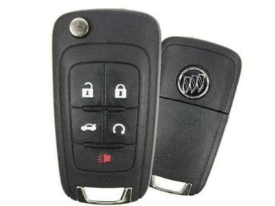 GM 13599913 Key Assembly, Door Lock & Ignition Lock Folding (W/ Remote Control D