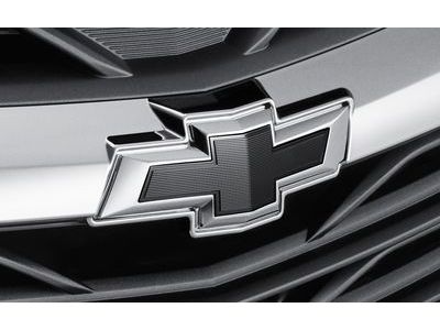 Front & Rear Black Bowtie Emblems fit 2016-2018 Chevy Cruze Black Logo Symbol 