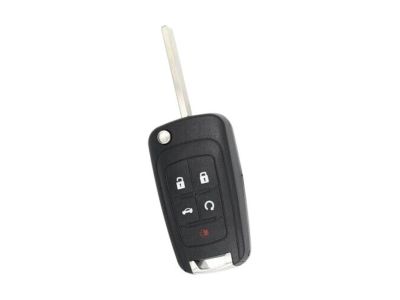 GM 13586121 Key Assembly, Door Lock & Ignition Lock Folding (W/ Remote Control D