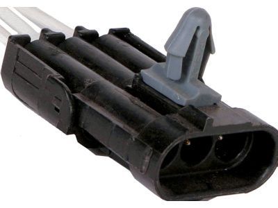 GM 12085484 Connector, W/Leads, 3-Way M. *Black