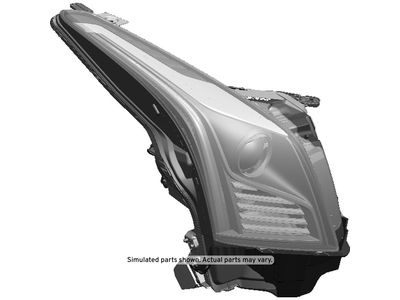 2015 Cadillac ATS Headlight - 23236354