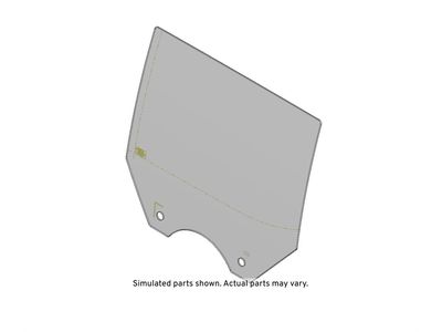GM 84809788 Rear Door Window 84809788 GM Rear Door Window Product Photo 1 of 1