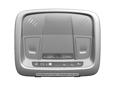 GM 84235097 Console Assembly, Roof *Light Ash Grey R 84235097 GM Console Assembly, Roof *Light Ash Grey R Product Photo 1 of 1