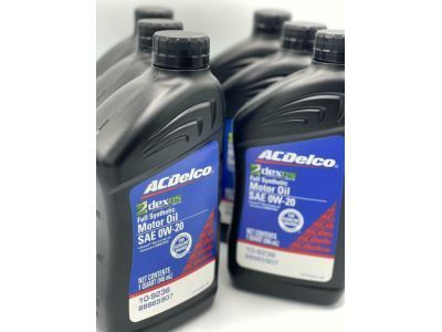 GM 88865907 OIL,ENG DEXOS1 GEN2 FULL SYN 0W20 ACDELCO 1QTX12 TL