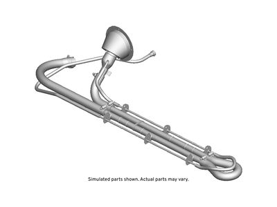 2013 Chevrolet Silverado Fuel Filler Hose - 23114055