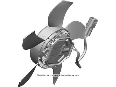 2024 Chevrolet Silverado Fan Motor - 86778037