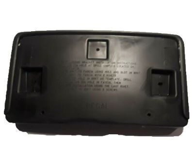 GM 10269370 Bracket, Front License *Black