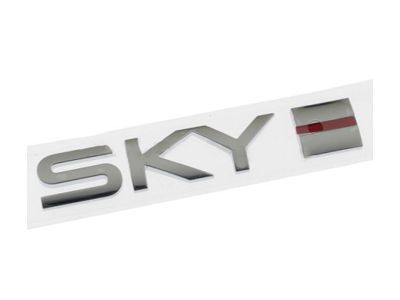 2009 Saturn Sky Emblem - 15258628