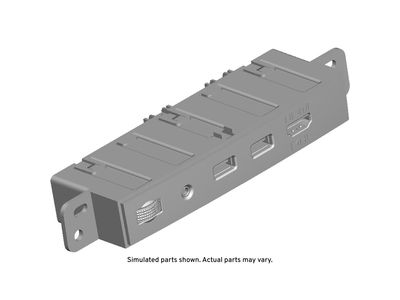 84252643 GM Receptacle Assembly, Audio/Video *Jet Black Product Photo 2 of 2