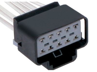 GM 15306309 Connector, W/Leads, 10-Way F. *Black *Black