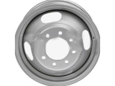 GM 22820201 Wheel Rim Assembly, 16X6.5 Front *Silver