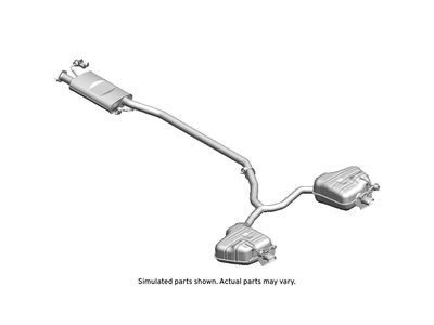 GM 85560368 Exhaust Muffler Assembly With Exhaust Pipe 85560368 GM Exhaust Muffler Assembly With Exhaust Pipe Product Photo 1 of 1