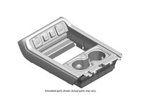 GM 22995103 Plate Assembly, Front Floor Console Trim *Grand Momiji GM 22995103 Plate Assembly, Front Floor Console Trim *Grand Momiji