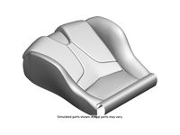 GM 84830512 Front Seat Cushion Cover Assembly Black