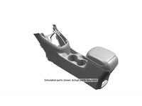 GM 94509645 Front Floor Console Assembly Black