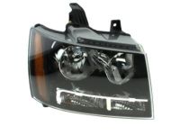 Chevrolet Avalanche Headlight - 22853026 Headlight Assembly, (W/ Front Side Marker & Parking & T/Side