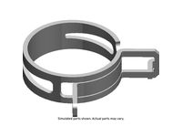 GM 11570613 Clamp, Springband, 48 Nominal Diameter, 15 Thick, Steel, Robo W