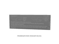 GM 22818163 Label, Trailer Hitch Information GM 22818163 Label, Trailer Hitch Information