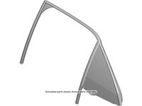 GM 25779159 Rear Side Door Stationary Window Assembly GM 25779159 Rear Side Door Stationary Window Assembly