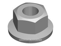 GM 11609412 Nut, Hexagon W/Conical Washer,M8X1.25, 7.5 Thick, 19 Outside Diameter