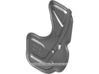 GM 22982299 Rear Side Door Water Deflector Assembly GM 22982299 Rear Side Door Water Deflector Assembly