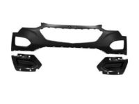 thumbnail image 2 of G-PLUS Front Bumper Lower Trim Molding For 2022-2023 Chevrolet Equinox Silver 2 of 5