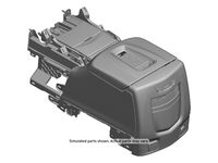 GM 23245205 Front Floor Console Assembly Black GM 23245205 Front Floor Console Assembly Black