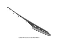 GM 22914141 Applique Assembly, Front Side Door Trim Panel *Choco Noir S GM 22914141 Applique Assembly, Front Side Door Trim Panel *Choco Noir S