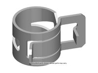 GM 11517126 Clamp, Hose, Spring Band, Type A GM 11517126 Clamp, Hose, Spring Band, Type A