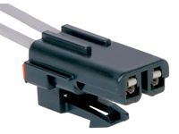 GM 12126461 Connector, W/Leads, 2-Way F. *Black
