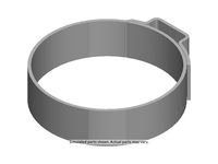 GM 10360019 Clamp, Front Wheel Drive Shaft Tri, Pot Joint Boot Inner GM 10360019 Clamp, Front Wheel Drive Shaft Tri, Pot Joint Boot Inner