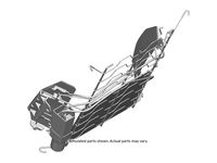 GM 23164577 Front Seat Back Lumbar Assembly GM 23164577 Front Seat Back Lumbar Assembly