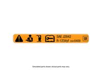 GM 22970409 Label, Evaporator Service Warning GM 22970409 Label, Evaporator Service Warning