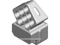 GM 20940359 Bumper, Rear Compartment Lid Hinge GM 20940359 Bumper, Rear Compartment Lid Hinge