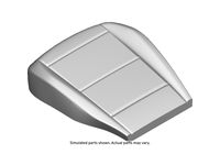 GM 26387933 Front Seat Cushion Cover Assembly Backen Black