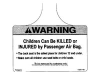 GM 15001745 Tag, Inflator Restraint Instrument Panel Module Caution (Adhesive) GM 15001745 Tag, Inflator Restraint Instrument Panel Module Caution (Adhesive)