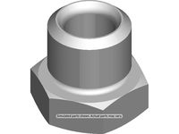 GM 11609784 Nut, Inverted Flared Tube
