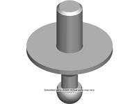 GM 11609629 Stud Assembly, Ball Hx Head W/Slot Washer