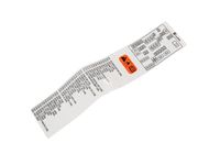 GM 26509594 LABEL-I/P WRG HARN FUSE BLK IDENT GM 26509594 LABEL-I/P WRG HARN FUSE BLK IDENT