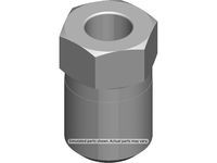 GM 15170399 Nut, Front Brake Pipe GM 15170399 Nut, Front Brake Pipe