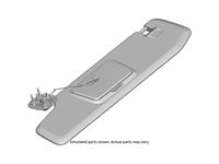GM 85596547 Sunshade Assembly *Black