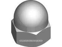 GM 11518557 Nut, Acorn Hexagon
