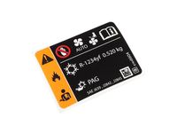 GM 87846604 LABEL-A/C REFRIG & FAN BLADE WRNG GM 87846604 LABEL-A/C REFRIG & FAN BLADE WRNG