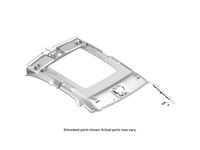 GM 20791550 Headlining Trim Panel Assembly *Light Titanium GM 20791550 Headlining Trim Panel Assembly *Light Titanium