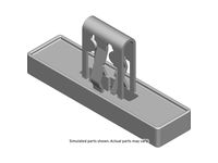 GM 11547675 Clip,Body Lock Pillar Garnish Molding GM 11547675 Clip,Body Lock Pillar Garnish Molding