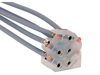 GM 12101862 Connector, W/Leads, 5-Way F. *Natural *Natural