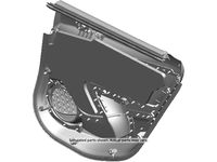 GM 23365632 Trim Assembly Rear Side Door Black