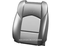 GM 23189337 Front Seat Back Cover Assembly *Titanium GM 23189337 Front Seat Back Cover Assembly *Titanium